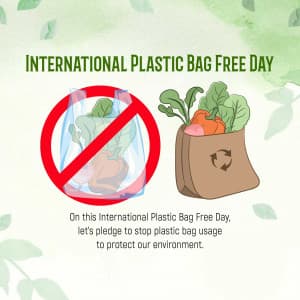 International Plastic Bag Free Day poster Maker