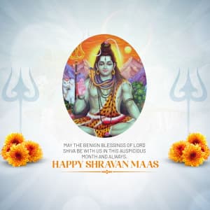 Happy Shravan creative image