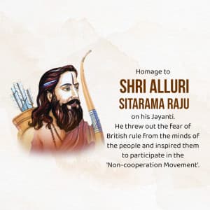 Alluri Sitarama Raju Jayanti Instagram Post