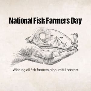 National Fish Farmers Day poster Maker