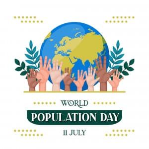 World Population Day creative image