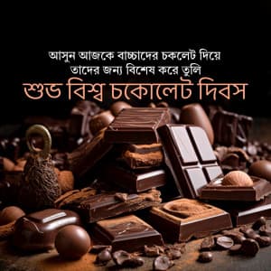 World Chocolate Day advertisement banner