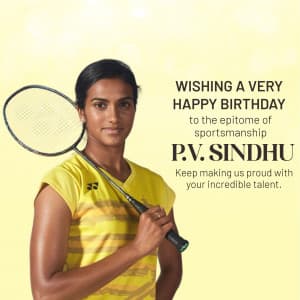 P. V. Sindhu Birthday video