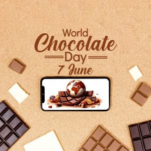 World Chocolate Day marketing flyer