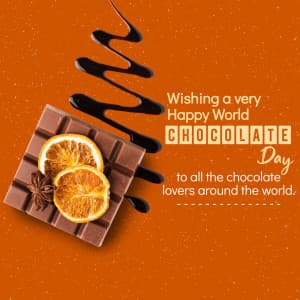 World Chocolate Day Facebook Poster