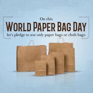 World Paper Bag Day creative image