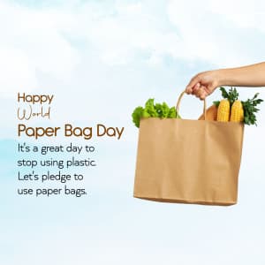 World Paper Bag Day Instagram Post