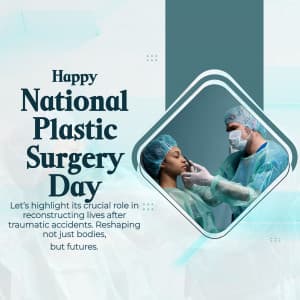 National Plastic Surgery Day marketing flyer