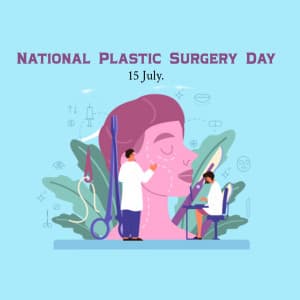 National Plastic Surgery Day Facebook Poster