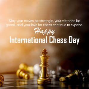 International Chess Day poster Maker