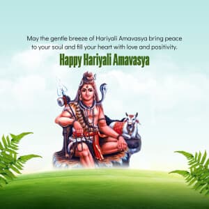 Hariyali amavasya event advertisement