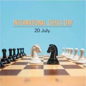 International Chess Day event advertisement