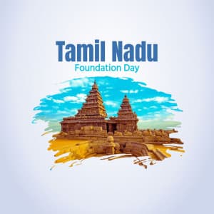 Tamil Nadu Foundation Day Instagram Post