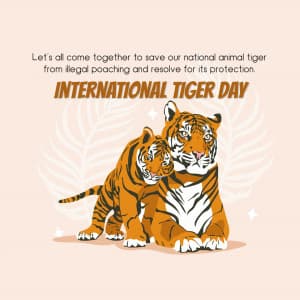 International Tiger Day creative image