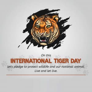 International Tiger Day poster Maker