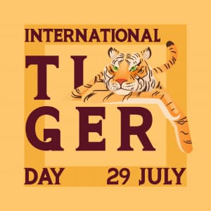 International Tiger Day event advertisement