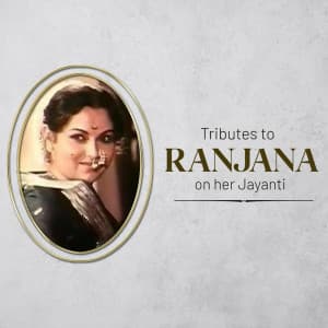 Ranjana Deshmukh Ji Jayanti Facebook Poster