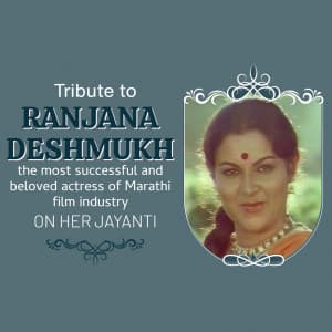 Ranjana Deshmukh Ji Jayanti Instagram Post