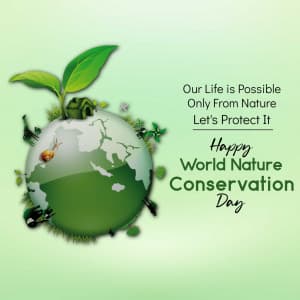 Nature Conservation Day Instagram Post