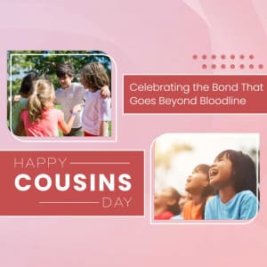 Cousins Day creative image