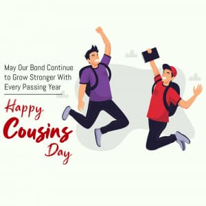 Cousins Day Facebook Poster