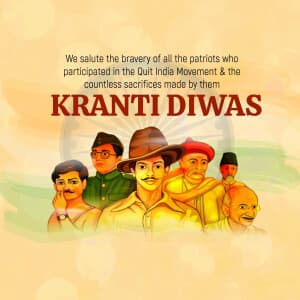 Kranti Diwas poster Maker