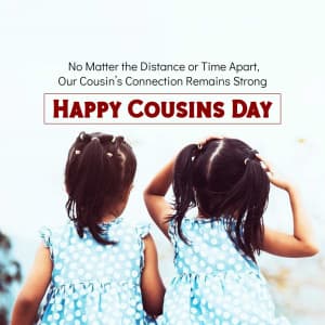 Cousins Day poster Maker