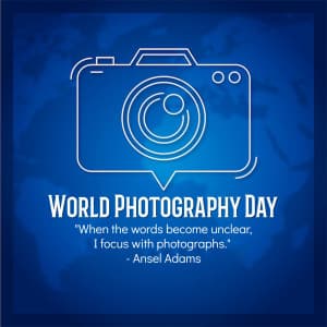 World Photography Day poster Maker