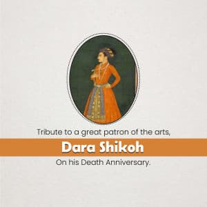 Dara Shikoh Punyatithi poster