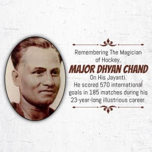 Major Dhyan Chand Jayanti video