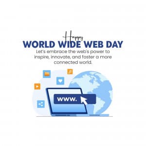 World Wide Web Day Facebook Poster