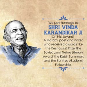 Vinda Karandikar Jayanti creative image