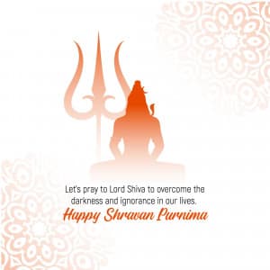 Shravan Purnima Instagram Post