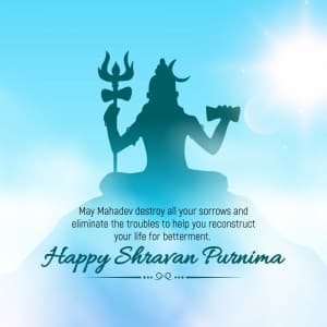 Shravan Purnima poster Maker