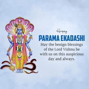 Parama Ekadashi Facebook Poster