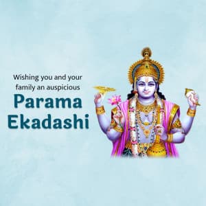 Parama Ekadashi event advertisement