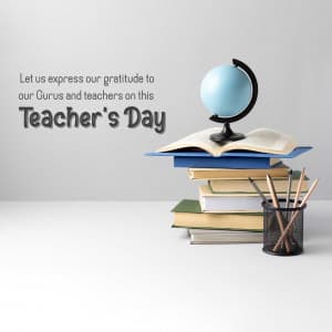 Teachers' Day flyer