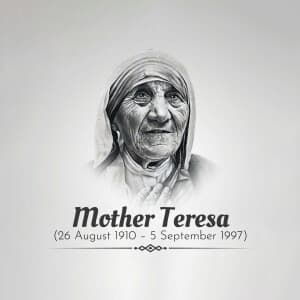 Mother Teresa Punyatithi flyer