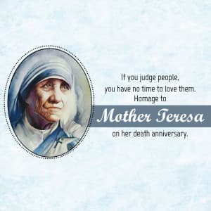 Mother Teresa Punyatithi banner