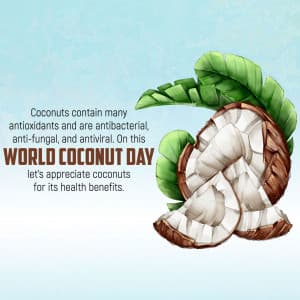 World Coconut Day flyer