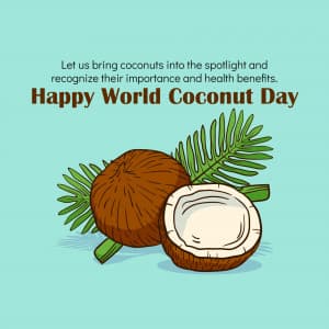 World Coconut Day poster
