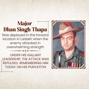 Shri Dhan Singh Thapa Ji Punyatithi banner