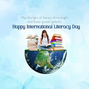 International Literacy Day flyer