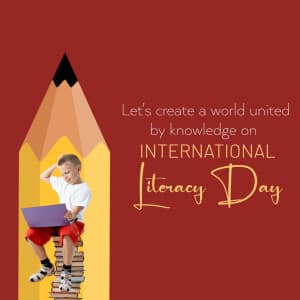 International Literacy Day banner