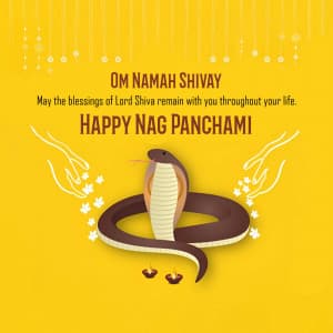 Nag Panchami whatsapp status poster