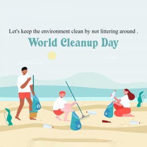 World Cleanup Day flyer