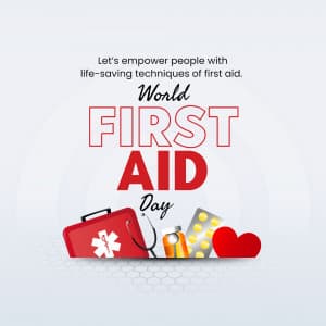World First Aid Day banner