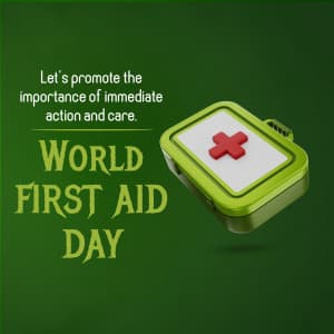 World First Aid Day poster