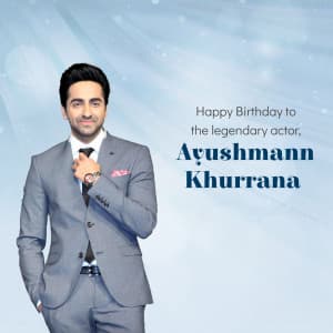 Ayushmann Khurrana Birthday graphic