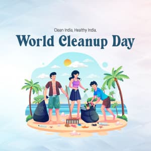 World Cleanup Day event poster